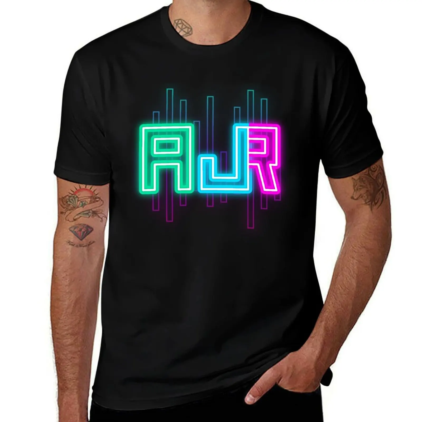 

T-Shirt cotton t printed man Neon man for music for t shirts shirts T-Shirt t 100% graphic shirts ajr