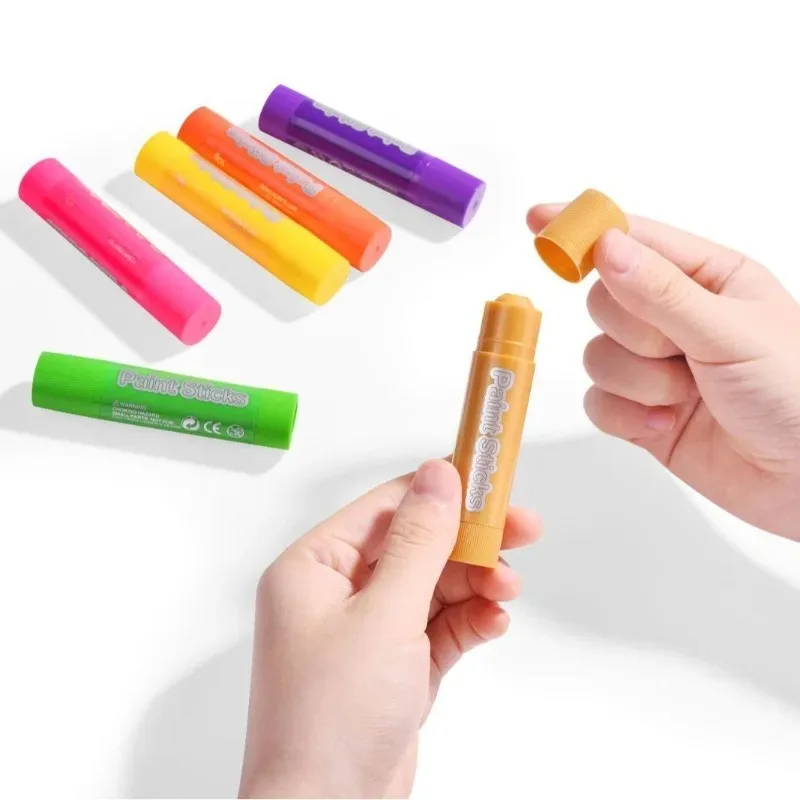 18-color Solid Gouache Stick Water-based Quick-drying Crayon DIY Painting Creating A Variety of Surface Window Graffiti