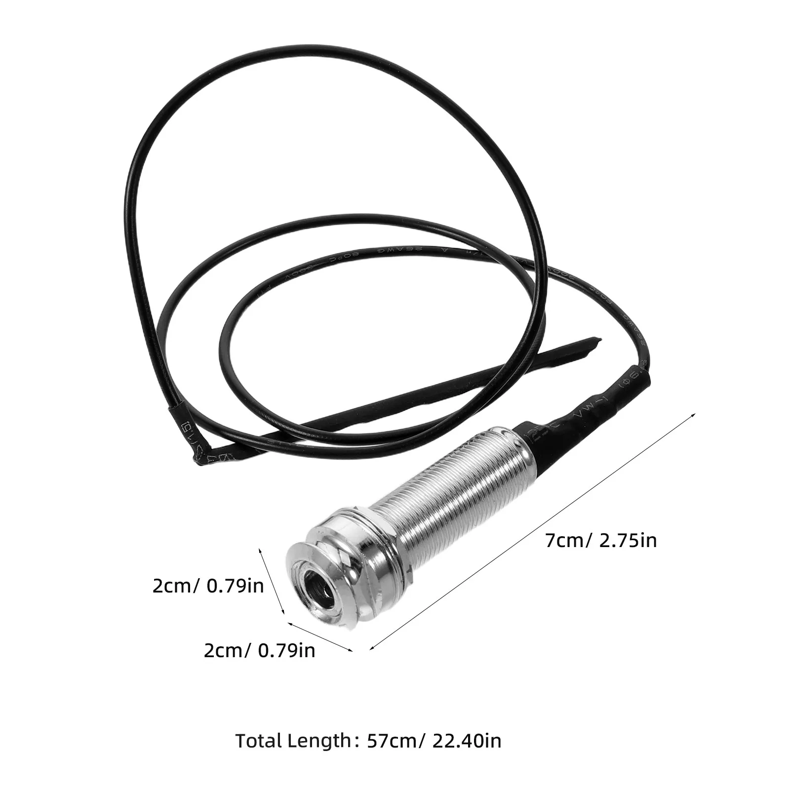 Acoustic Guitar Pickup Passive Piezo Soundhole Mount Clear for Ukulele Folk Guitar Violin Mandolin Professional - view 3