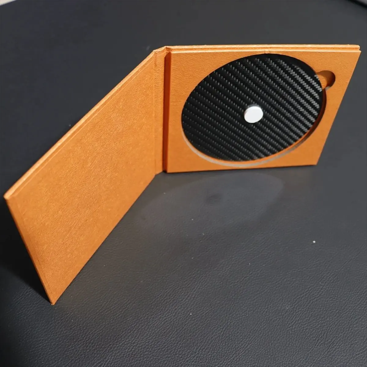 Hi-End Carbon Fiber CD Tape Disc Mat Base Tuning Pad HiFi Audio Turntable Machine Anti-Shock Shock Absorbers Vibration-TCES