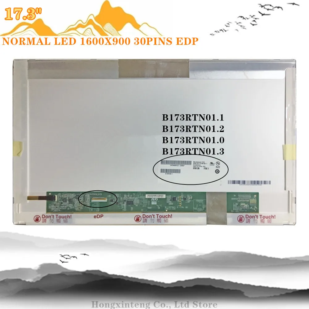 17.3INCH  B173RTN01.1 FIT B173RTN01.3 N173FGE-E23 LP173WD1-TP E1 For Acer V3-772 LCD Laptop Screen 30 Pins 1600x900 HD+