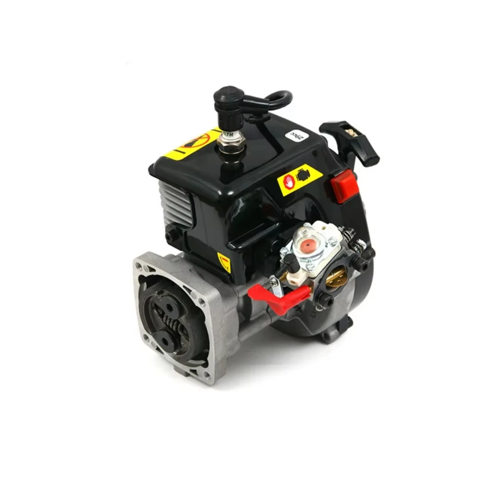 

DTT 1/5 Scale Remote Control Car Short Truck with 29cc Engine Four point Fixed Engine Pull Start Side Exhaust Engine Model Toy