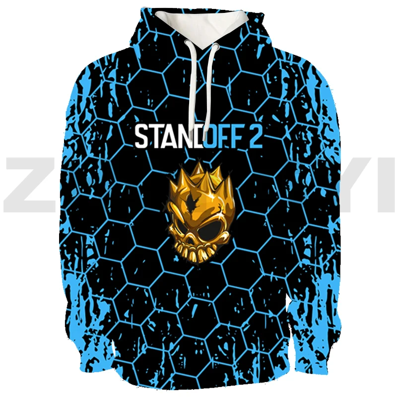 

3D Standoff 2 Game Hoodie Fashion Casual Couple Clothes Cool Hip Hop Men Clothing Oversized Sweatshirt Loose Pullovers Women