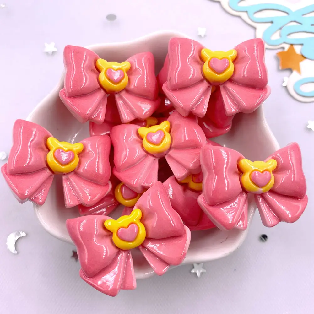 Painted Resin Kawaii Colorful Fairy Magic Stick Girl Figurine Flatback Stone Scrapbook 6PCS DIY Jewelry Decor Accessories Crafts