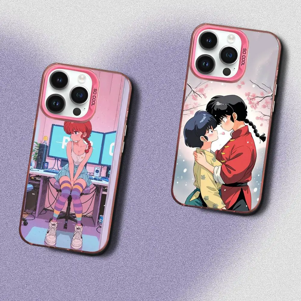 

COOL Ranma 1 2 Phone Case For iPhone 17,16,15,14,13,12,Pro,Max,Plus,E,SE4,Air,Mini Pink IMD Box
