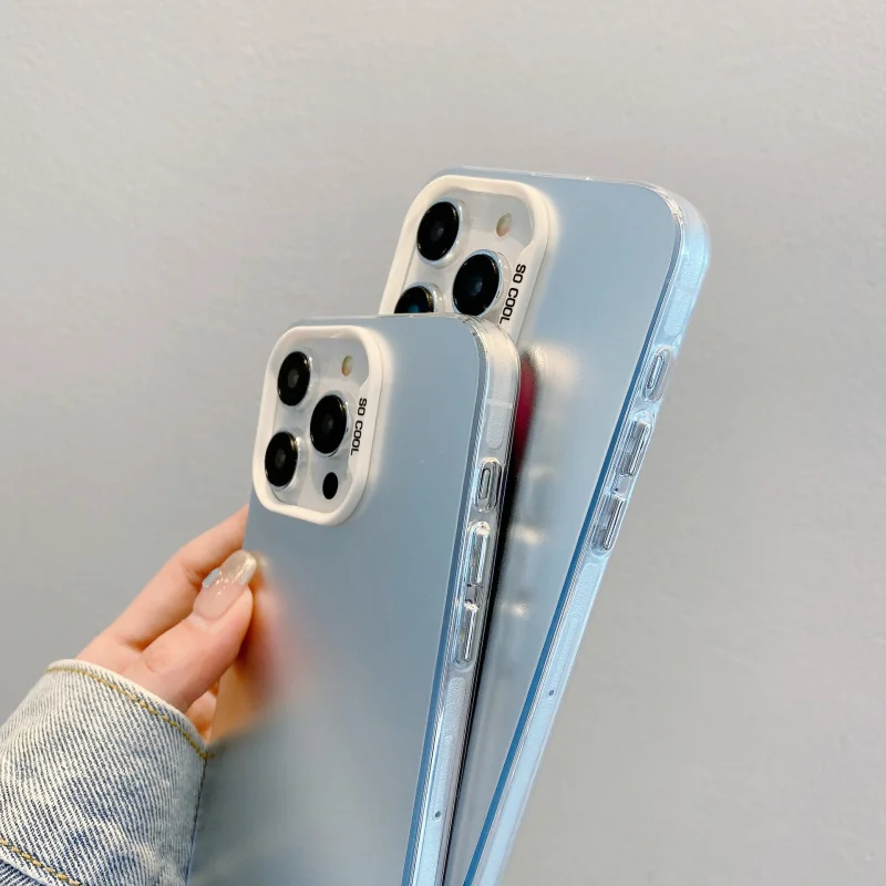 애플 17 프로 맥스 폰 케이스에 적합한 낙하 방지 IMD 컬러 실버, 충격 방지 무광 아이폰 16 보호 케이스