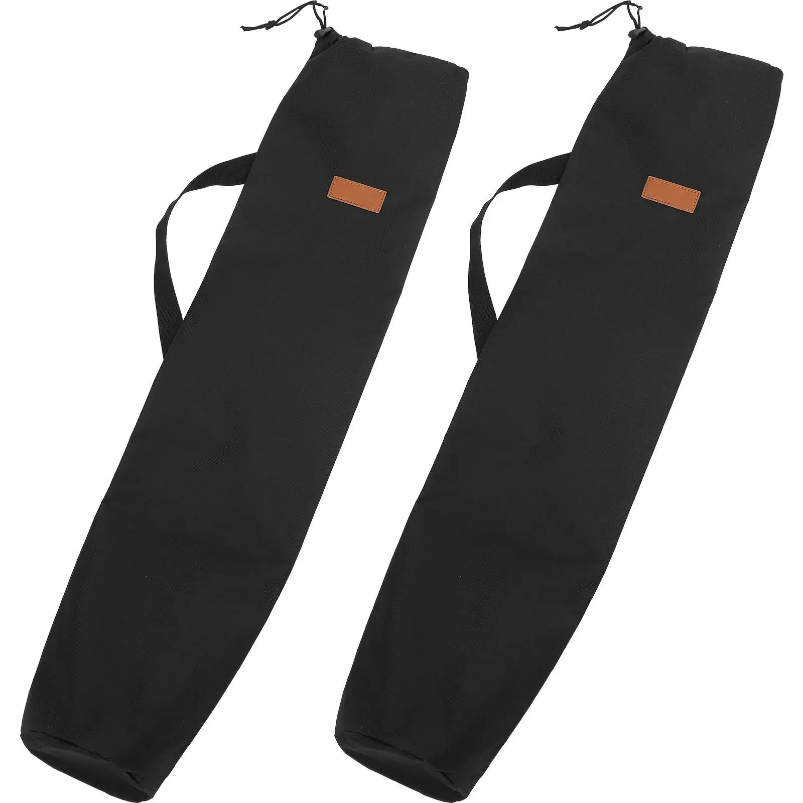 

2pcs Tent Pole Storage Bag Camping Fishing Rod Carrying Oxford Cloth Wear Resistant Large Capacity Outdoor Portable Sky Curtain