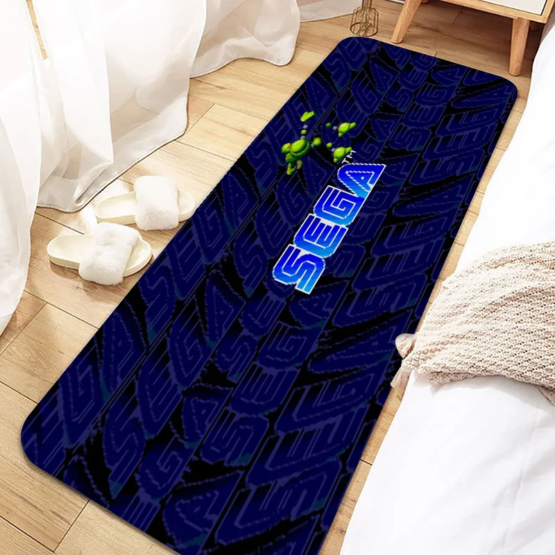 S-sega LOGO Door Mat Entrance Non-slip Doormat Washable Kitchen Carpet Living Room Hallway Rugs Bathroom Bath Door Mats