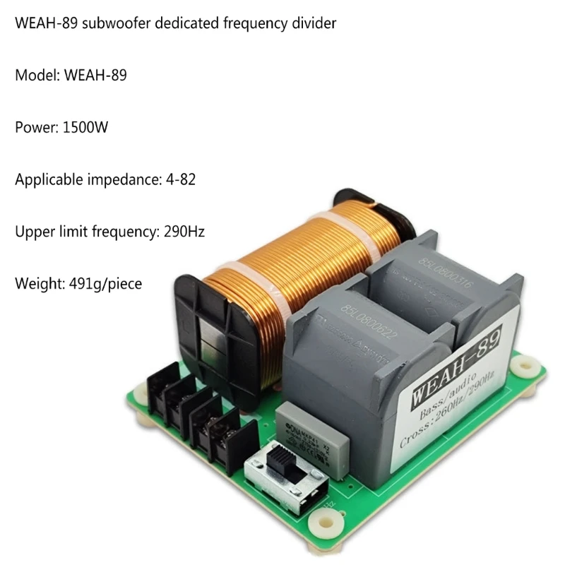 090F 1500W Speaker Divider Hi-Fi Soundshelf Filters