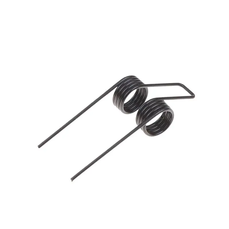 3Pcs Black Plated Double Torsion Spring 1.2*11mm Steel Wire Replacement Spring For Industrial Machinery DIY