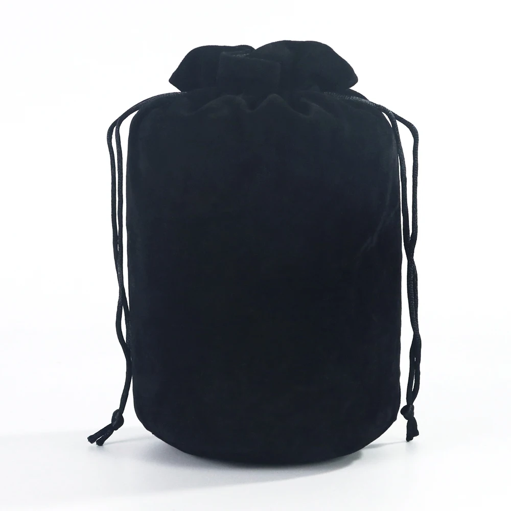 Samtbeutel mit Kordelzug für Brettspielwürfel, Größe 15,2 x 12,7 cm, perfekt zum Verschenken, Schmuckverpacken und Aufbewahren