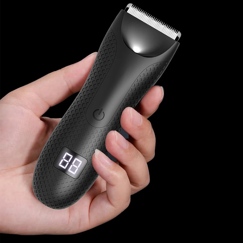 Mens Body Hair Trimmer for Men Balls Women Lady Shaver Hair Removal Bikini Trimmer Groin & Body Shaver Groomer Arm Beard Razor