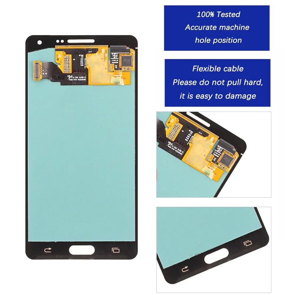 Super AMOLED For Samsung A5 2015 A500 A500F A500FU A500H A500M LCD Display Touch Screen Digitizer Assembly