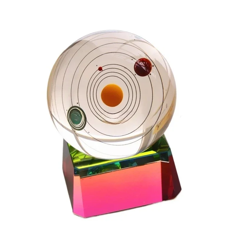 

Solar system crystal ball glass ball home decoration high value durability