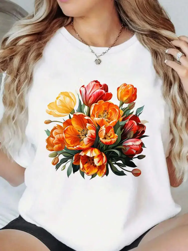 trend cute style 90s Casual T Print Clothes Tees Clothing Fashion Popular O-neck Women Graphic Short Sleeve T-shirts