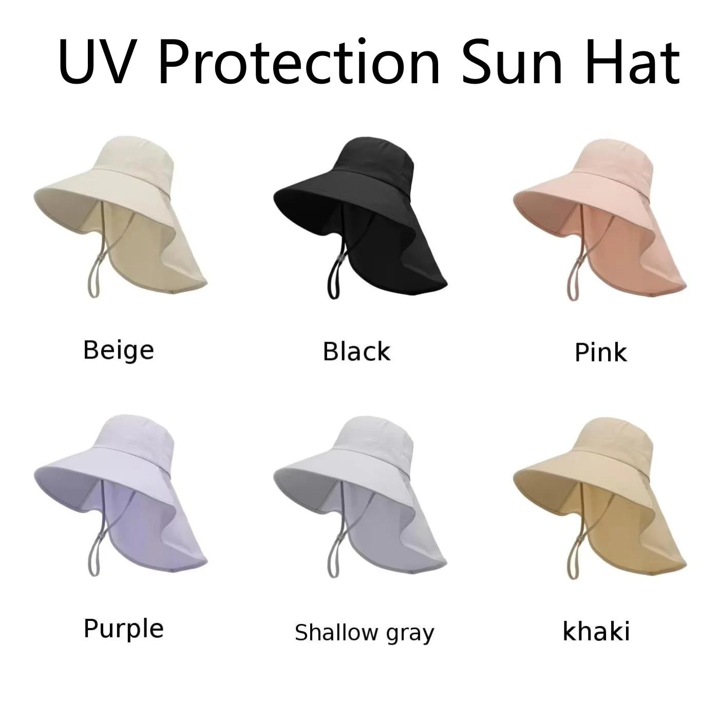 

1 шт., шляпа от солнца, велосипедная шляпа от солнца с защитой от ультрафиолета, легкая уличная рыбацкая шляпа, женская солнцезащитная шляпа для лица, большая шаль, солнцезащитный ветер
