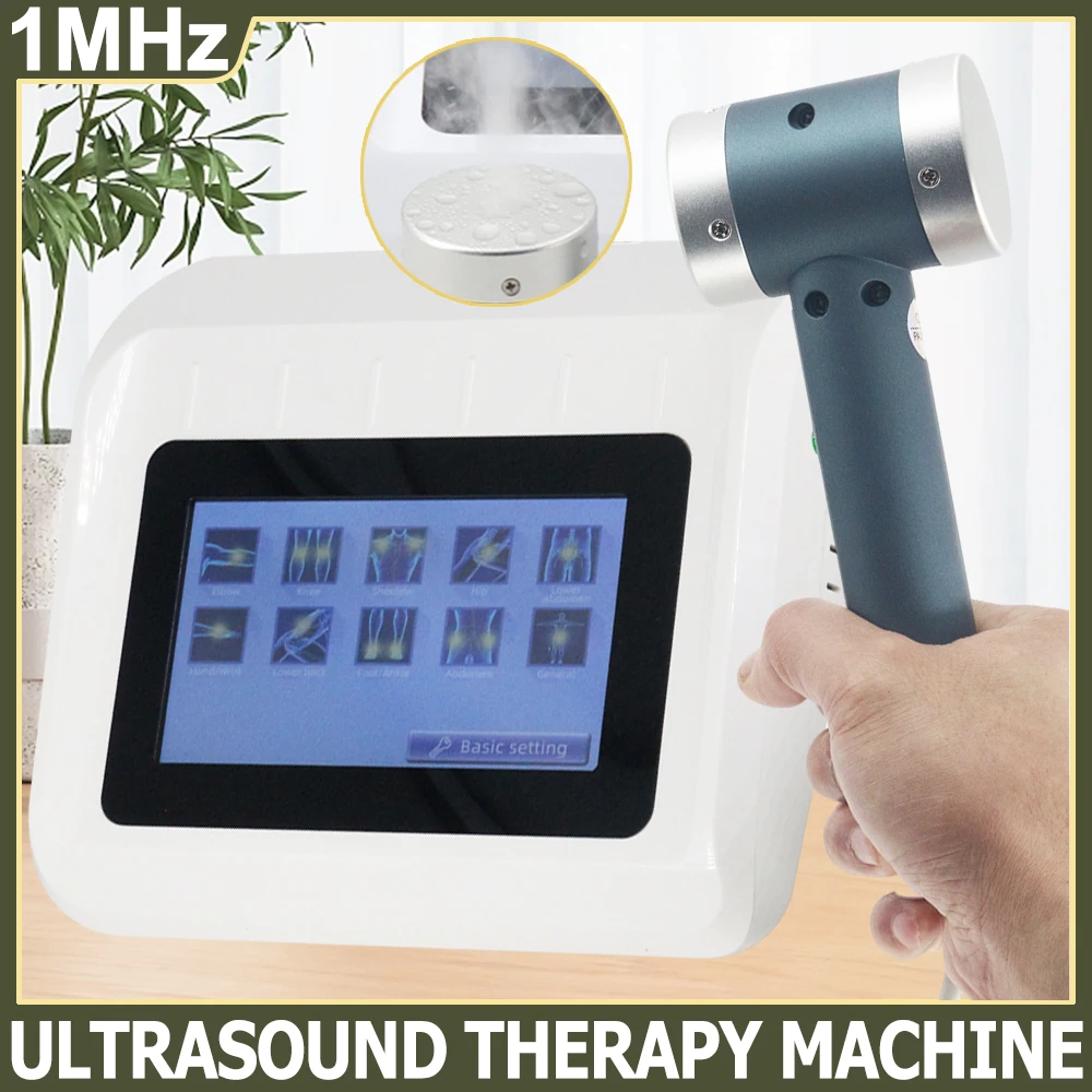 Ultrasound Therapy Machine Knee Pain Relief Massage Device 1MHz Physiotherapy Ultrasonic Therapeutic Instrument Foot Massager