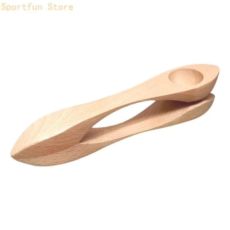 Interactive Hand Percussion Instrument for Kids and Students, Rhythm Spoon for Music Lessons, Class Play, and Family Time X7JD