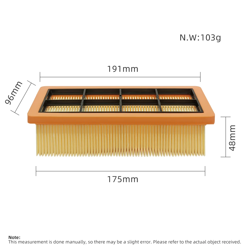 Filters Compatible for Karcher AD 3 Premium / AD 4 Premium / AD2 / AD3.000 / AD3.200, 6.415-953.0