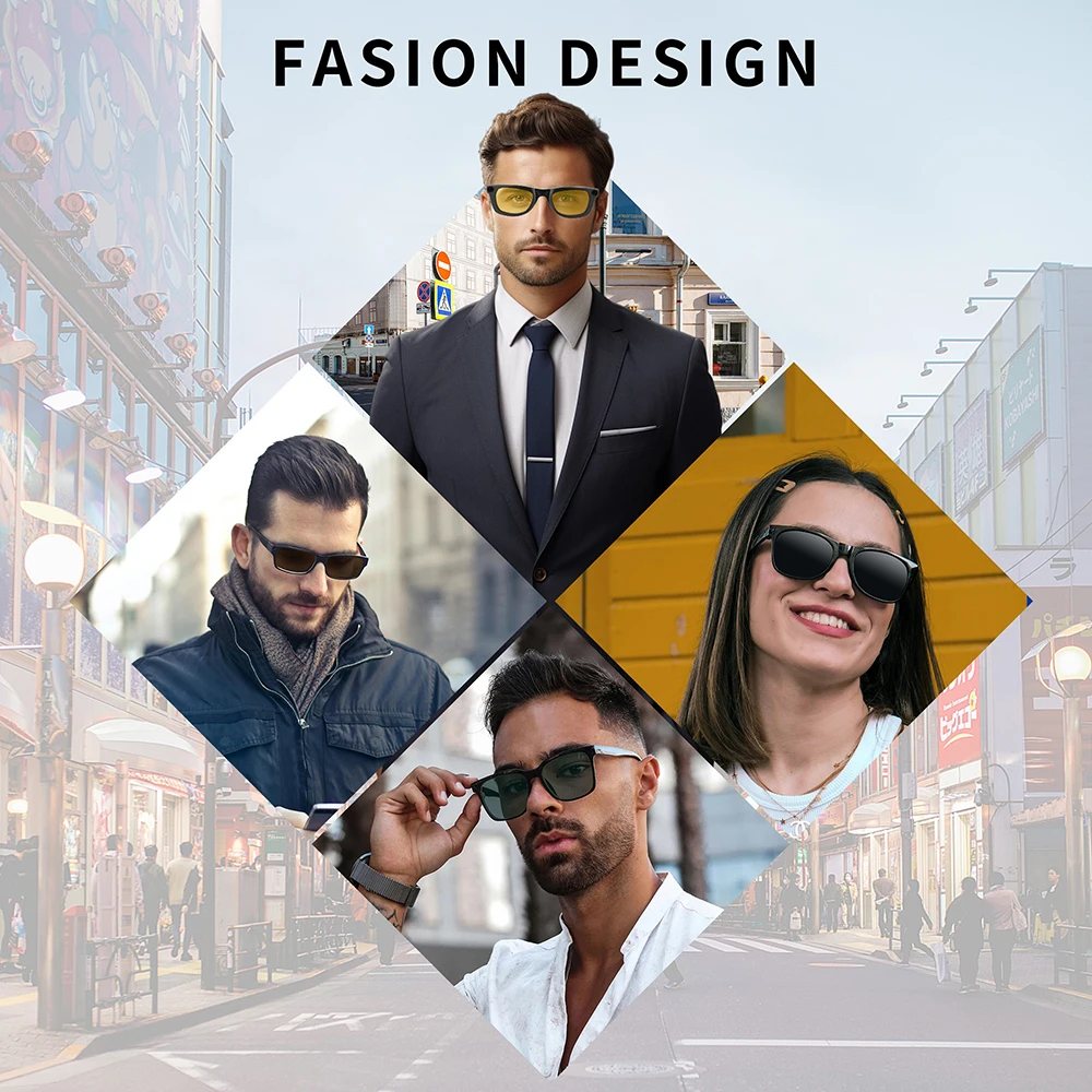 Hibloks für Ray-Ban Meta Wayfarer RW4006/RW4012 Standard Smart Glasses Clip, polarisierte Sonnenbrillengläser, blendfrei – Detail 7