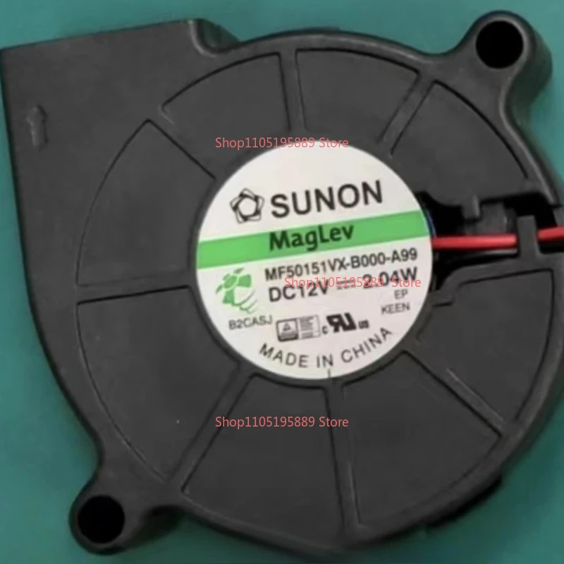 

New Cooler Fan for SUNON MF50151VX-B00C-G99/A99 12V 2.04W Turbo Blower Cooling Fan 50*50*15MM