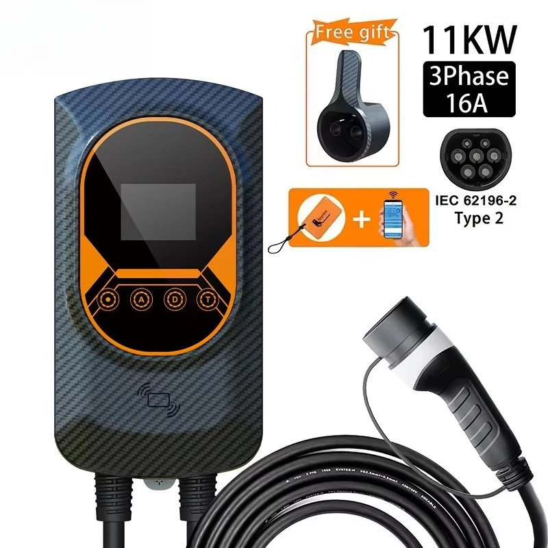

Electric Vehicle Charger 11KW Wireless Application Type 2 Three-phase 2-level Electric Vehicle Wall Charger 16A