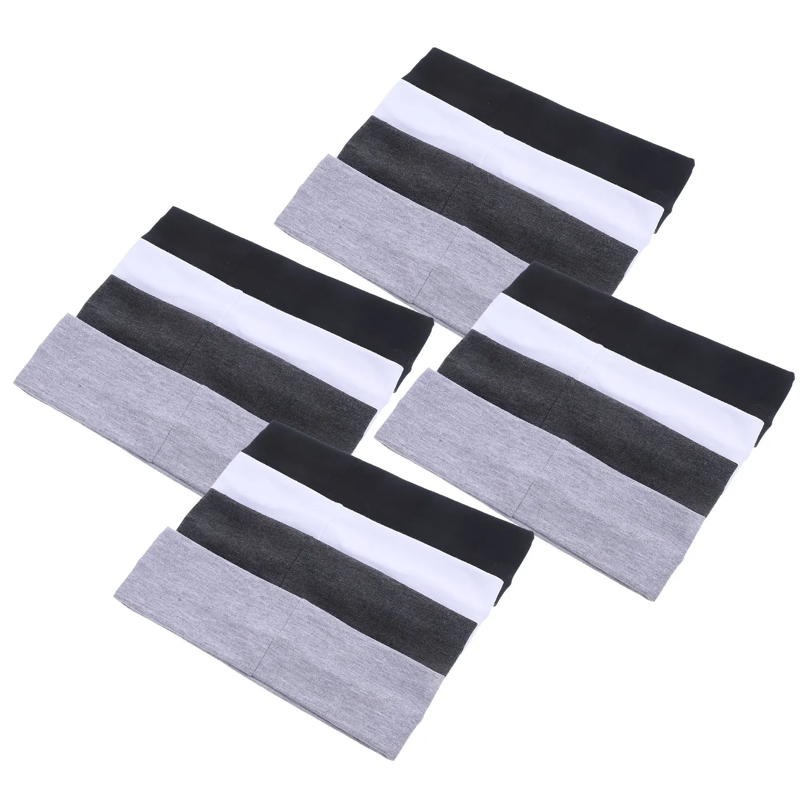 

16 шт., спортивные повязки на голову, эластичные широкие повязки для волос для тренировок для бега, йоги, спортивные повязки для женщин, спортивные повязки на голову