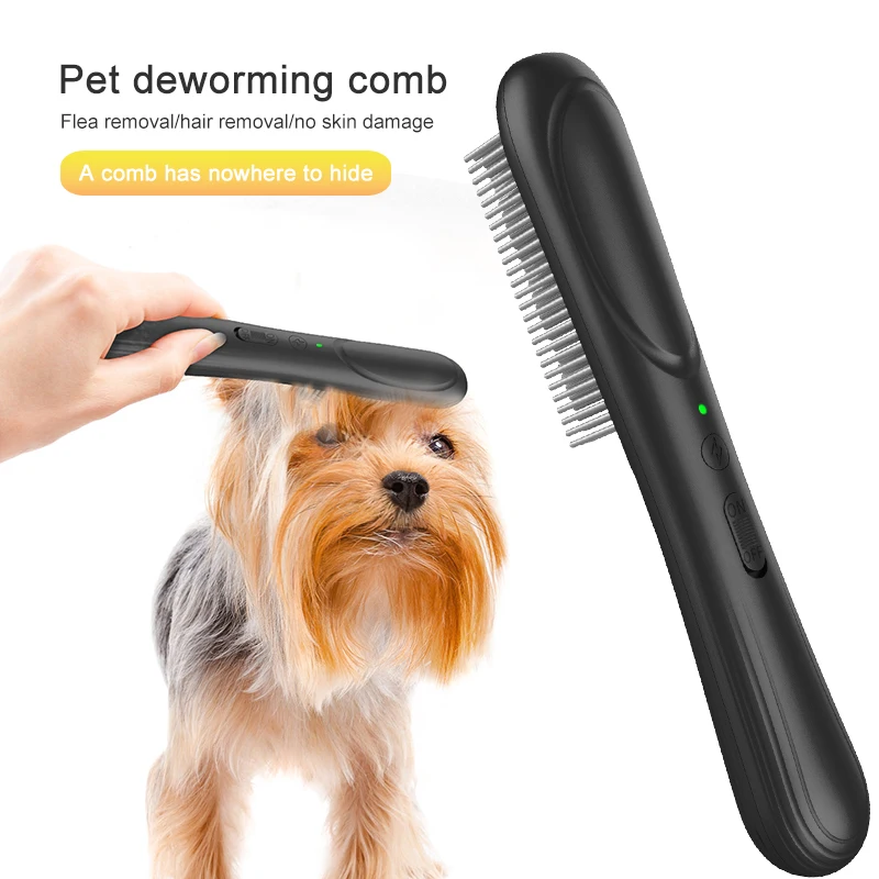 

Electronic Insect Repellent Comb for Pets Fleas Mites Ticks Lice Physical Deworming Comb for Cats And Dogs New Pest Control Tool