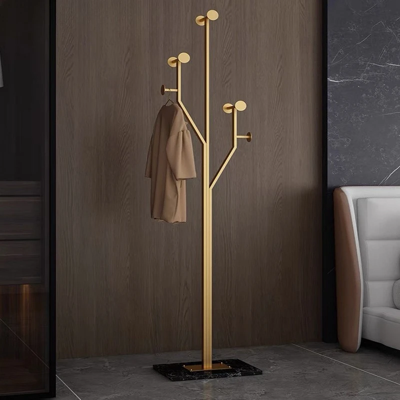 Creative Metal Tree Coat Rack Freestanding Clothes Stand for Bedroom Floor Garment Holder with Hooks