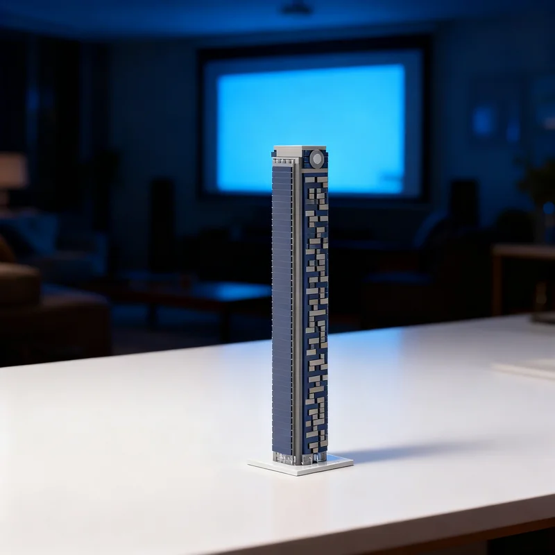 

4706 деталей MOC: Архитектурная модель Башни-лабиринта Аль-Ростамани, конструктор, креативный подарок, DIY-декор для взрослых и детей, премиум-класс, для рабочего стола