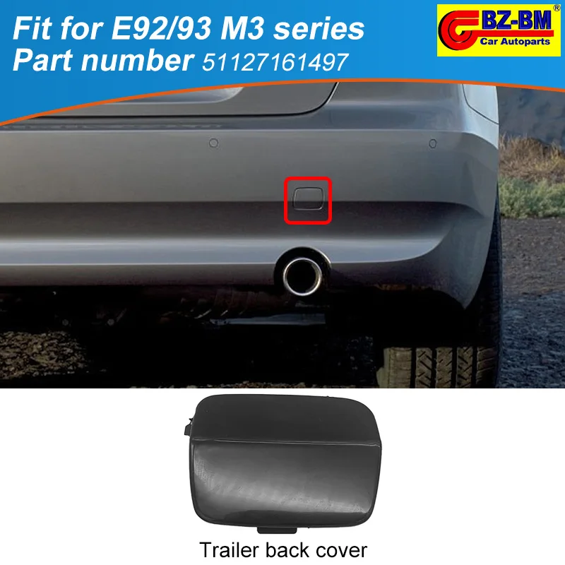 Front Rear Bumper Trailer Tow Eye Hook Cap Cover For BMW  E90 E91 E92 e93 M3 coupe m sport 51127161497 51127893147 51128046676