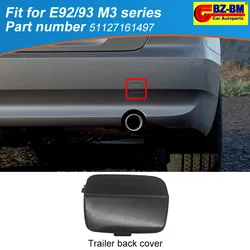 BMW E90 E91 E92 e93 M3 쿠페 m 스포츠 용 전면 후면 범퍼 트레일러 견인 후크 캡 커버 51127161497 51127893147 51128046676