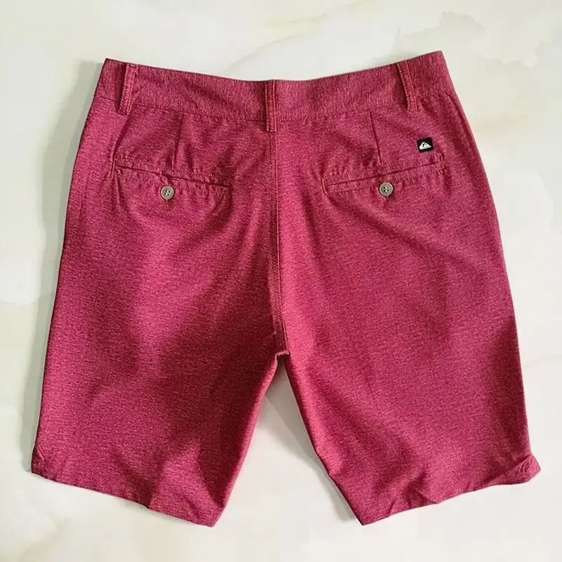 Terno curto clássico masculino, marca Bermuda, impermeável, estiramento de 4 vias, golfe, pesca, praia, surf, secagem rápida, calça casual