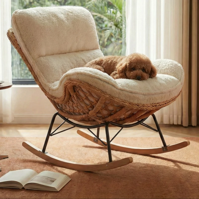 

home balcony sofa chair rattan Design multi-scenario Armchair ergonomic comfortable sillas para salón living room furniture