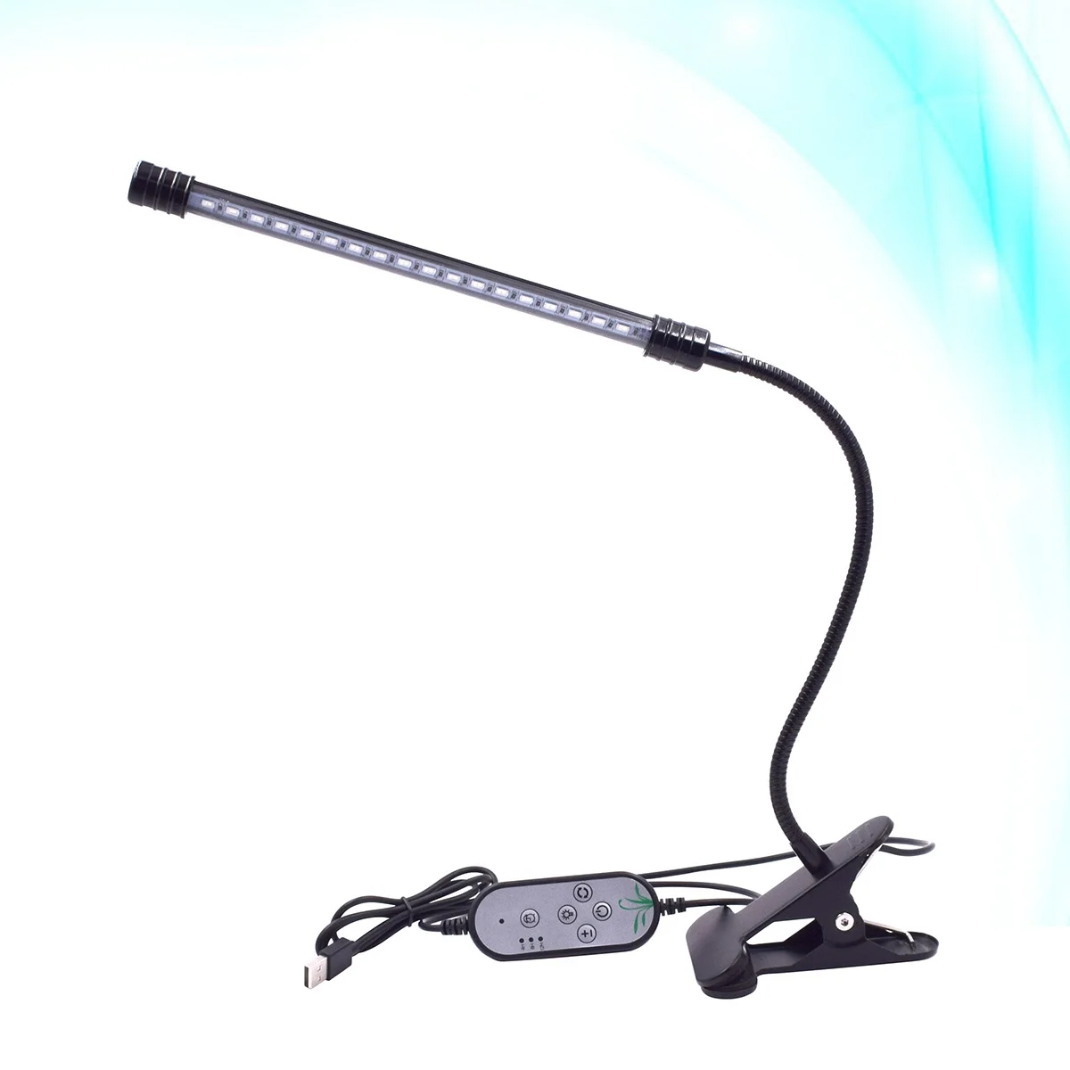 

9W 5V Single Head LED Plant Grow Light Grow Lamp Timing 5 Dimmable Levels Adjustable Gooseneck Red Blue Indoor Hydroponic