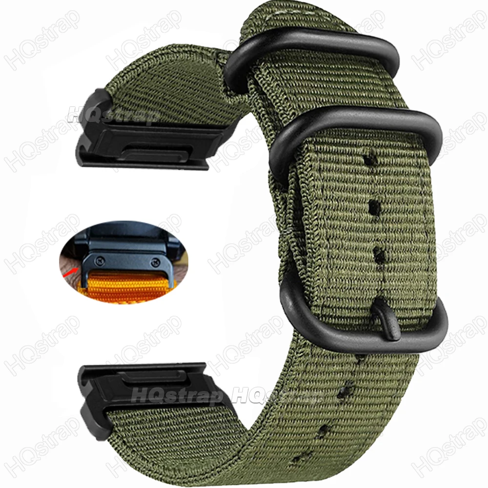 Sport Nylon Straps for Garmin Tactix 7Pro Fenix 7 6X 6S 6 Pro 5X 5 5S 3HR Bracelet Accessories for Garmin Band 22mm 26mm 20mm