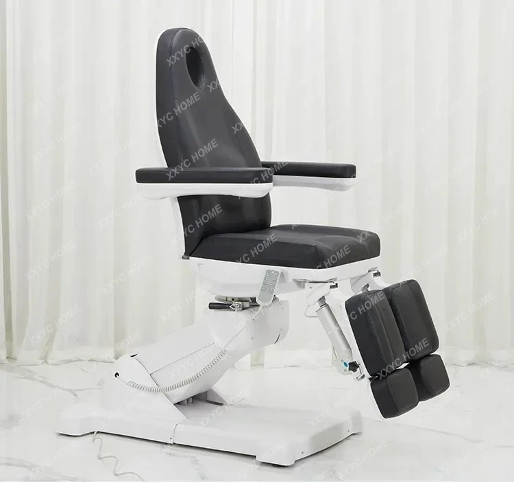 Electric Beauty Folding Bed Tattoo Bed Split Leg Rotating Multi-Function Pedicure