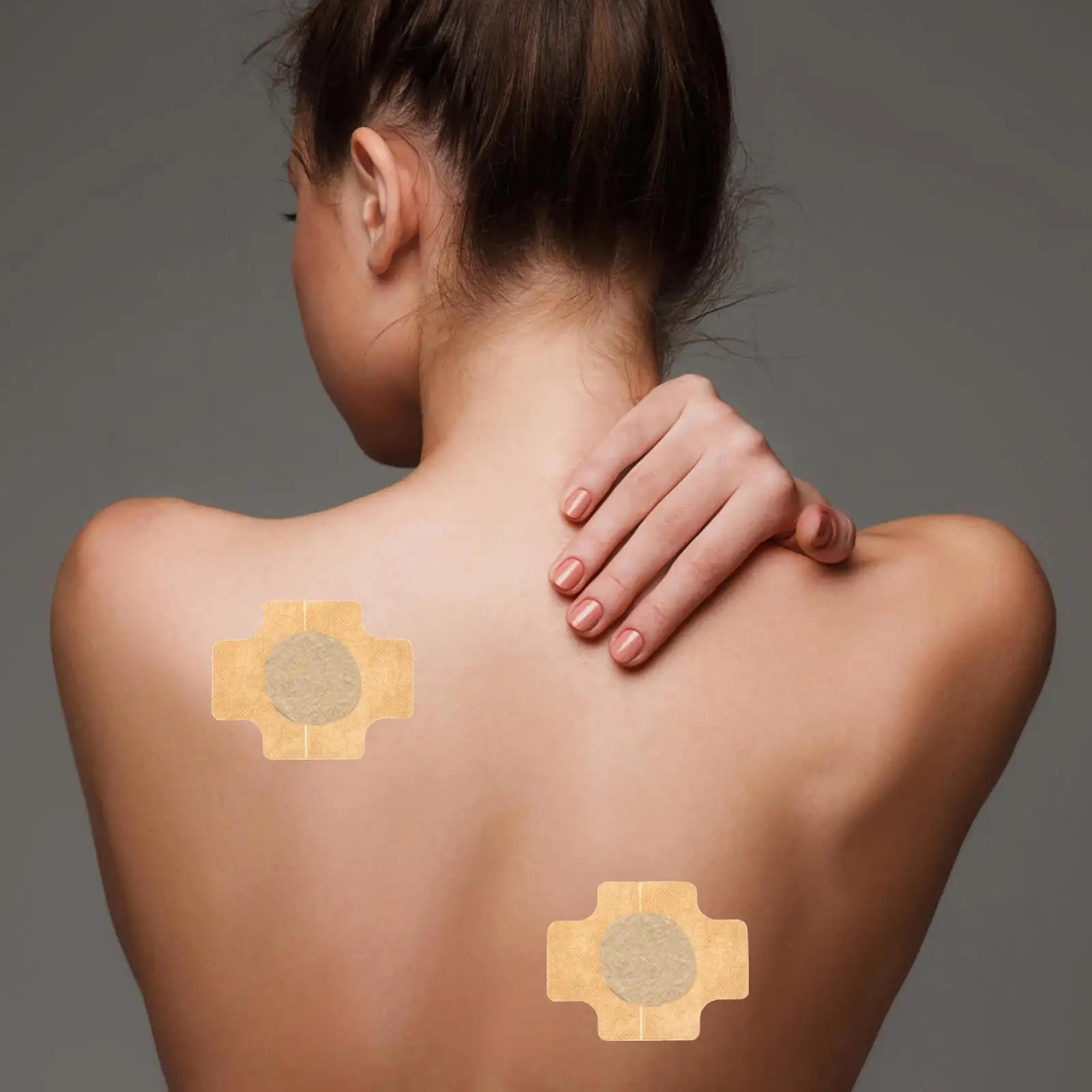 

1Set Moxibustion Stickers Portable Neck Shoulder Back Pain Relief Patch Safe Fast Heat Therapy Muscles