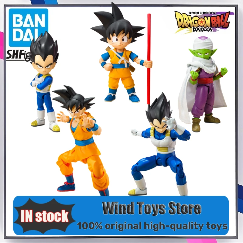 

In Stock 100% Original BANDAI S.H.Figuarts SON GOKU SHF Son Goku Daima Dragon Ball Anime Collection of Action Figures Model Toys