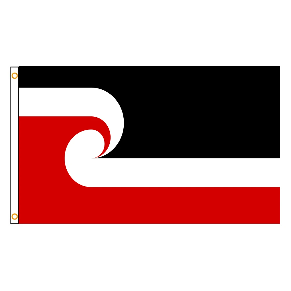 3×5Ft Maori Emblem Flag Polyester New Zealand Printed Banner Tapestry For Decor