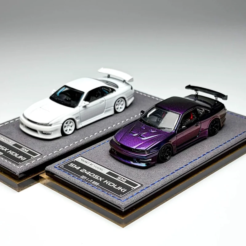in-stock-1-64-new-product-s14-240sx-kouki-alloy-die-cast-static-car-model-limited-edition-gift-high-end-decorative-item