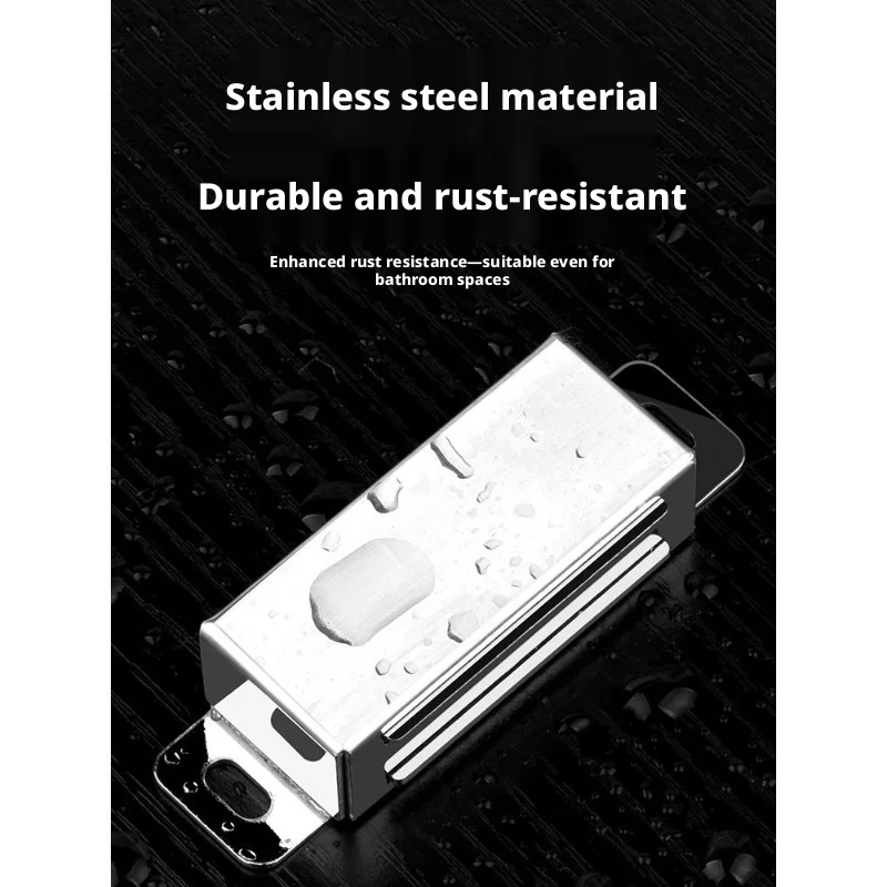 Stainless Steel Door Catch, Strong Magnetic Latch, Cabinet Ball Catch, Wardrobe Door Magnetic Catch, Powerful Closing Magnet