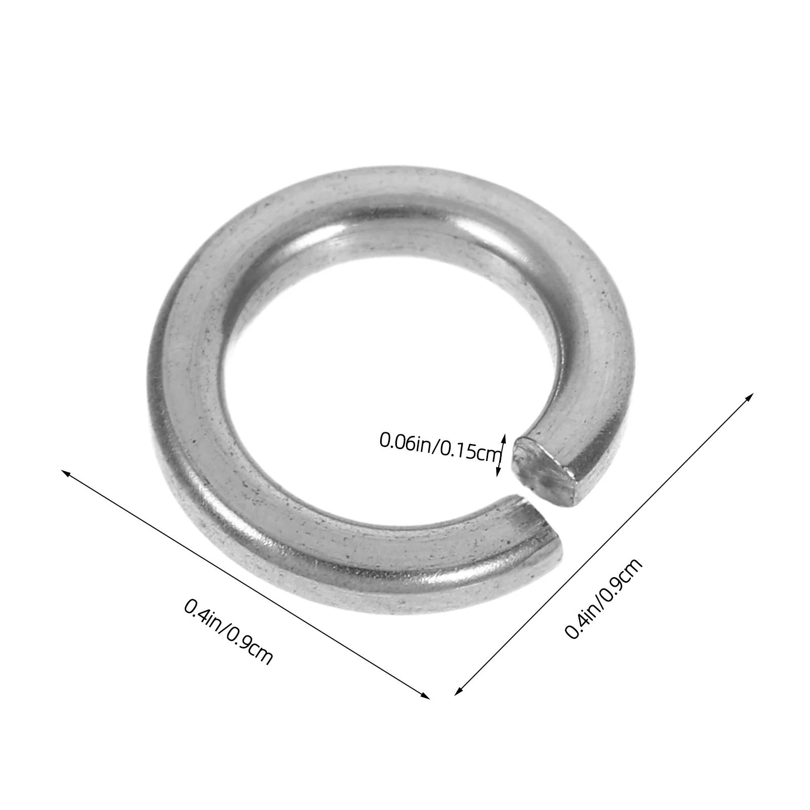 200 قطعة الفولاذ المقاوم للصدأ الربيع غسالة قفل مسطح غسالات للأثاث السباكة إصلاح المعادن جولة شقة غسالة الفواصل