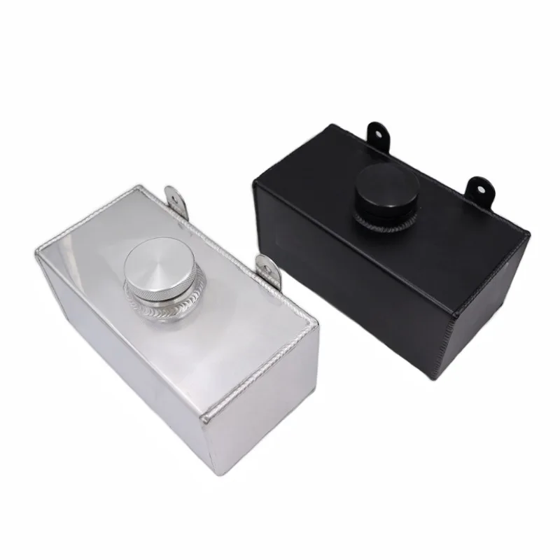 Auto Modify Aluminum Auxiliary Coolant Tank 2L, Radiator Overflow Degas Reservoir Expansion Catch Bottle