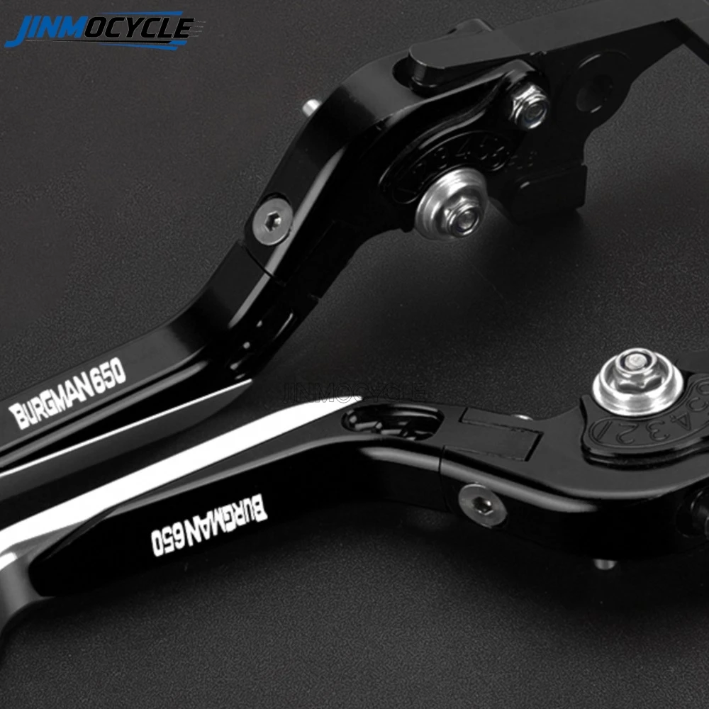 For SUZUKI BURGMAN 650 2003-2018 2005 2006 2007 2008 2009 2010 2011 2012 2013 2014 2015 2016 2017 JINMOCYCLE Brake Clutch Levers