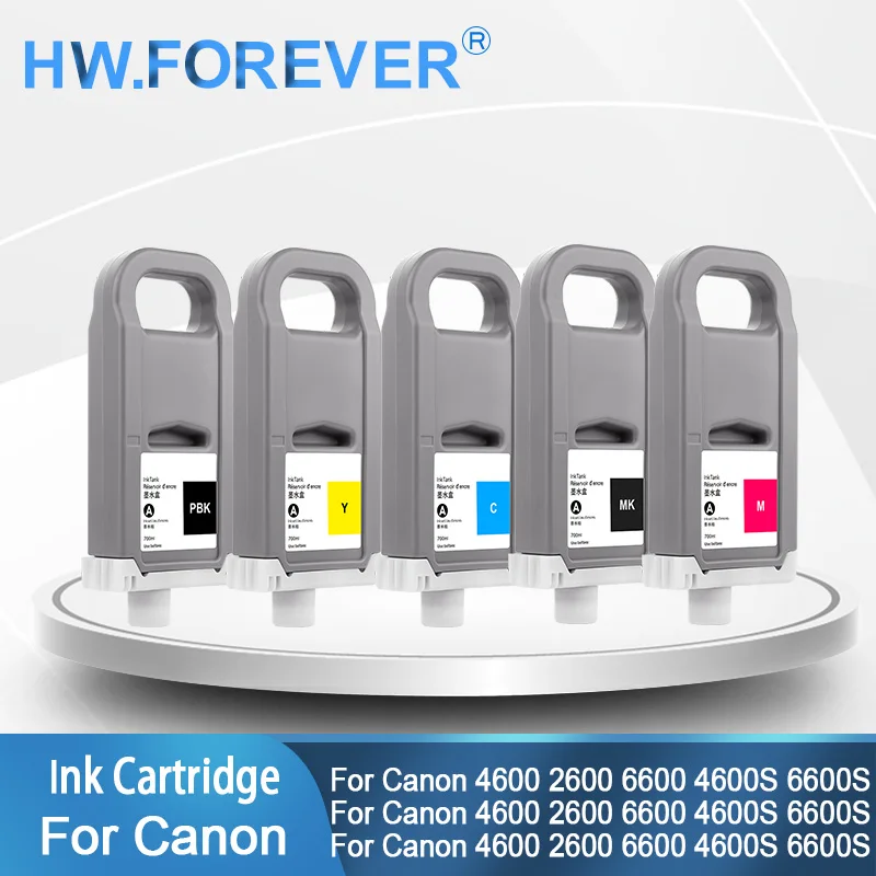 

For Canon PFI-3700 PFI-2700 PFI3700 Compatible Ink Cartridge For Canon PRO 4600 2600 6600 GP 4600S 6600S Printer Pigment Inks
