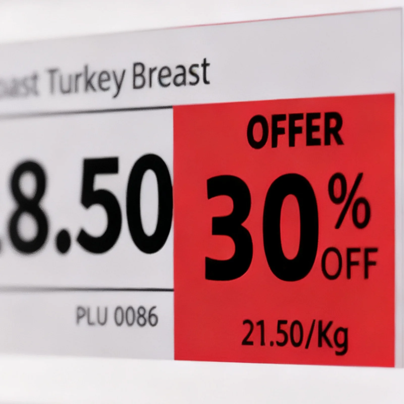 علامة الحبر الإلكتروني اللاسلكية المقاومة للماء لافتات لاسلكية ملصقات الرف الإلكترونية حامل العلامات للمكاتب والمطاعم والداخلي والخارجي