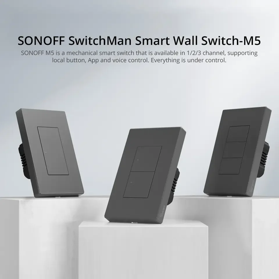 SON&OFF M5 الاتحاد الأوروبي القياسية الذكية الجدار زر التبديل الحديثة 3 عصابة APP التحكم عن بعد صوت توقيت ضوء مفاتيح الشبكة الآمنة