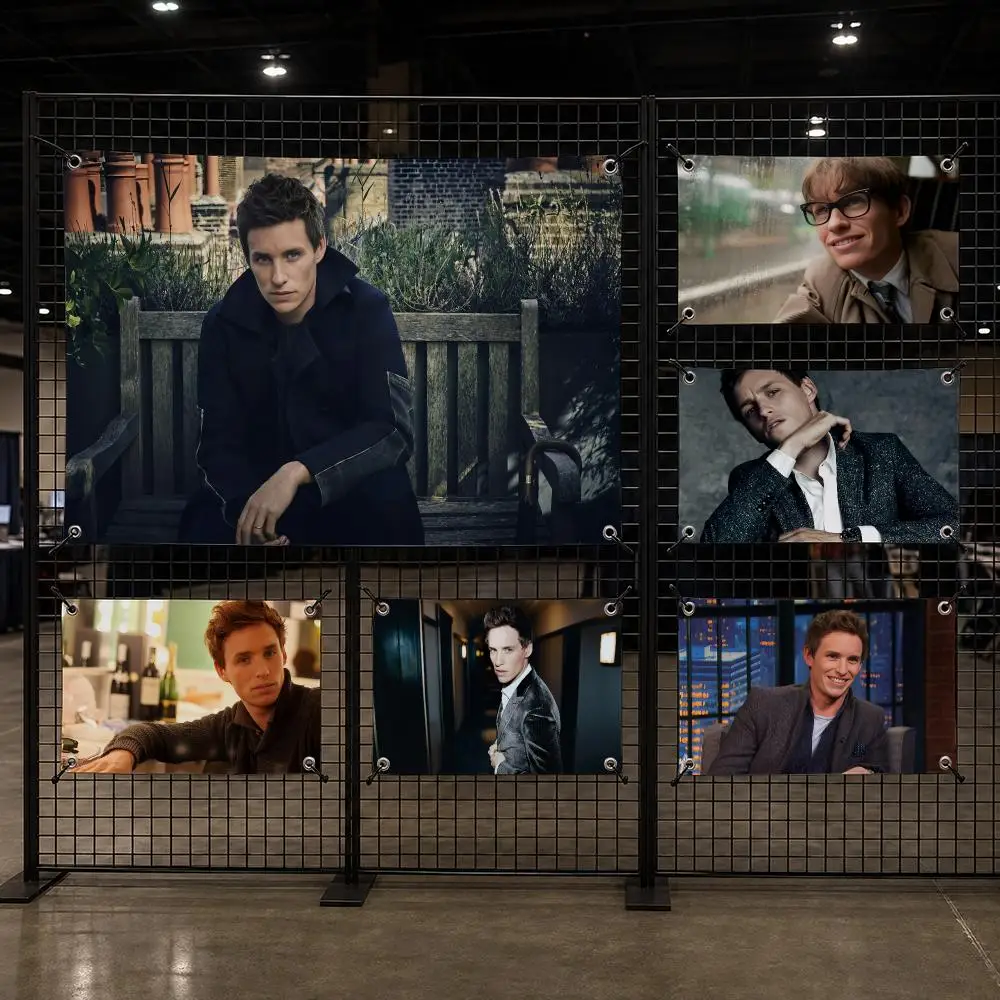 E-Eddie Redmayne Actor Flags Interior Wall Hanging Background Art Banner Bedroom Home Living Room Outdoor Party Decor