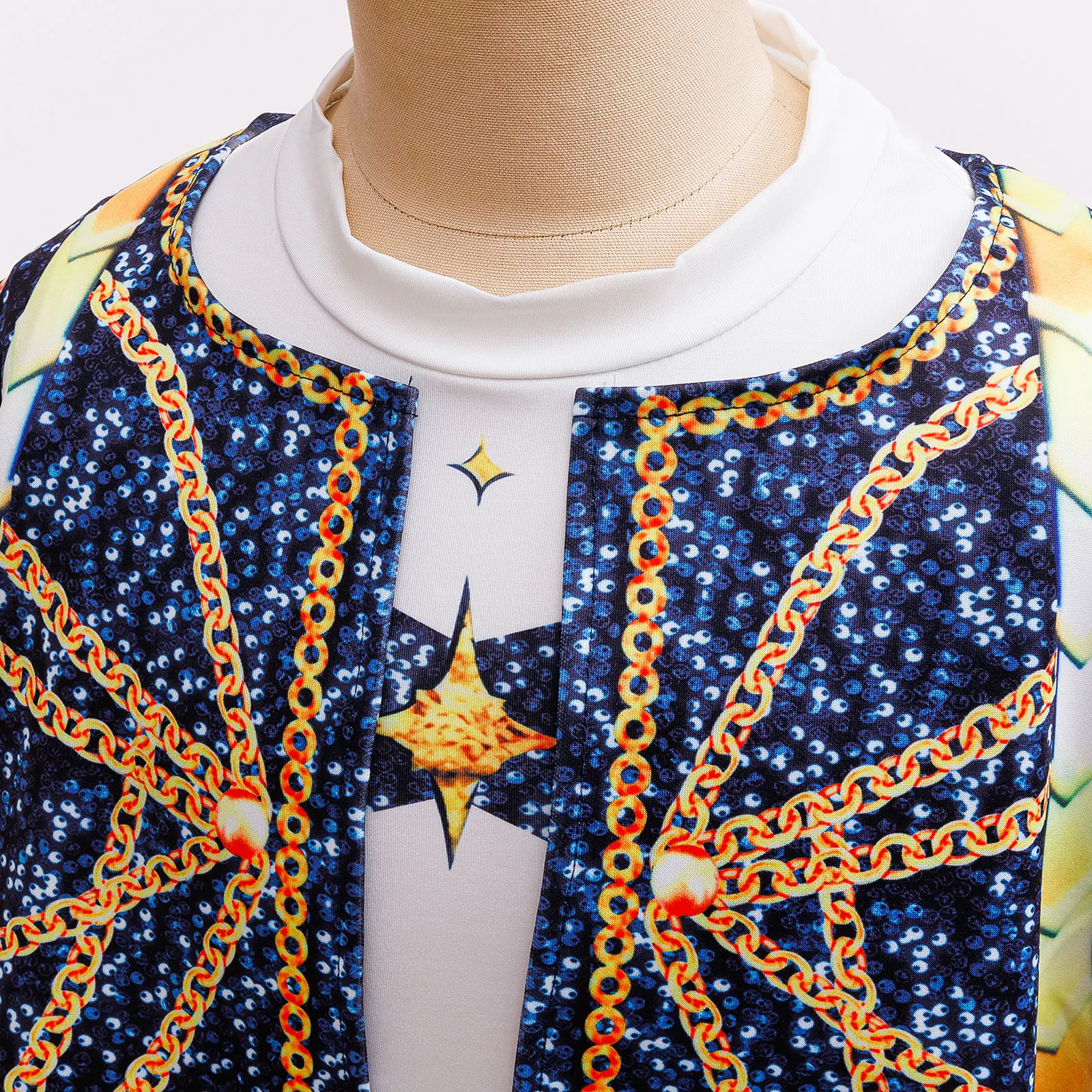 Mädchen Koreanische Populäre Idol-Sängerin Uniform Kinder Halloween Cosplay Kleidung Streetwear Band Tanzkostüm Trendige Jacke+Tanktop+Shorts – Detail 5